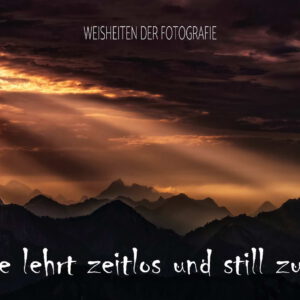 Weis007 - Fotografie lehrt zeitlos und still zu werden